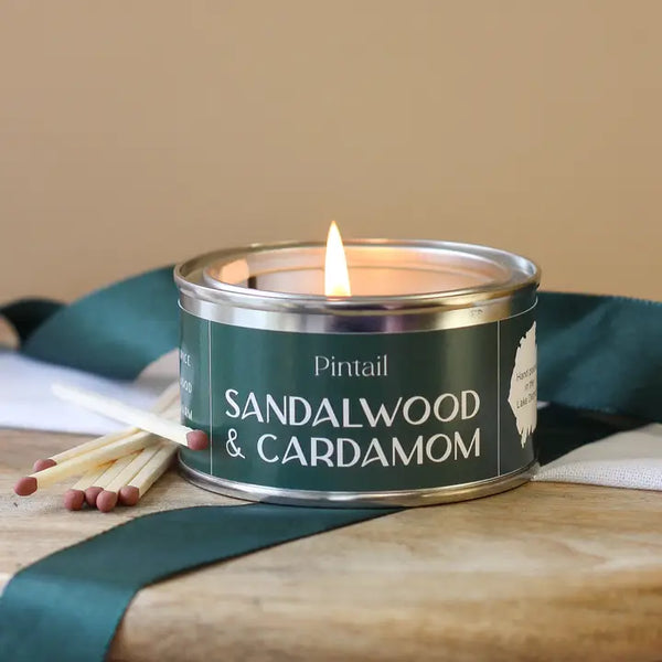 SANDALWOOD & CARDAMON PAINT POT CANDLE