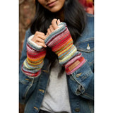 Seville Fingerless Gloves Sherpa Fleece