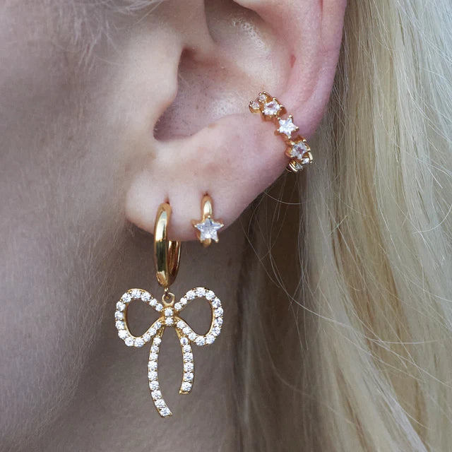 EAR CUFF SPARKLING STAR GOLD