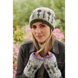 Thistle Fingerless Wool Gloves