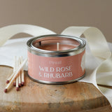 WILD ROSE & RHUBARB PAINT POT CANDLE