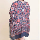 Morocco Tapestry Kimono Blue