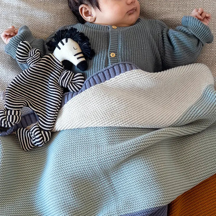 GENTLE STRIPE BABY BLANKET