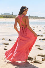 Little Bow Maxi Dress - Large