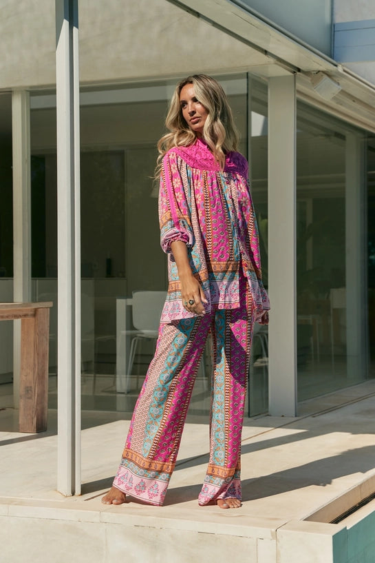Cedella Print Top - Extra Small