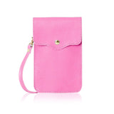 CANDY PINK SMALL LEATHER CROSS BODY