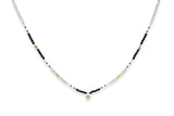 Boho Betty Aditi Black & Gold Star Necklace