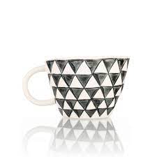 Black Triangles Geometric Cup