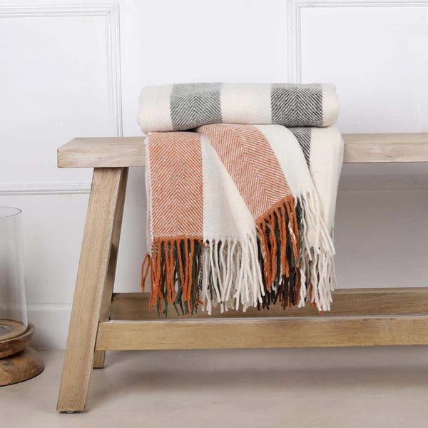 Woodland Stripe Throw