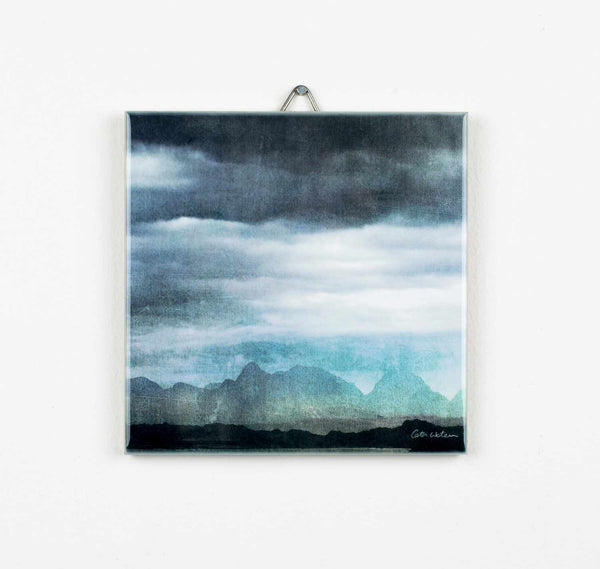 The Cuillins Isle of Skye  Gift Boxed 4.25″ ceramic tile