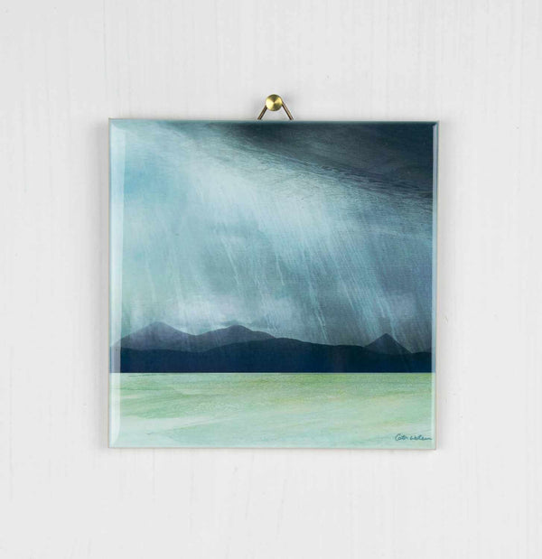 Rainstorm Isle of Skye Gift Boxed 4.25″ ceramic tile