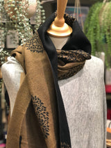 TREE OF LIFE BLACK SCARF