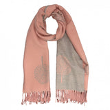 TREE OF LIFE PINK SCARF