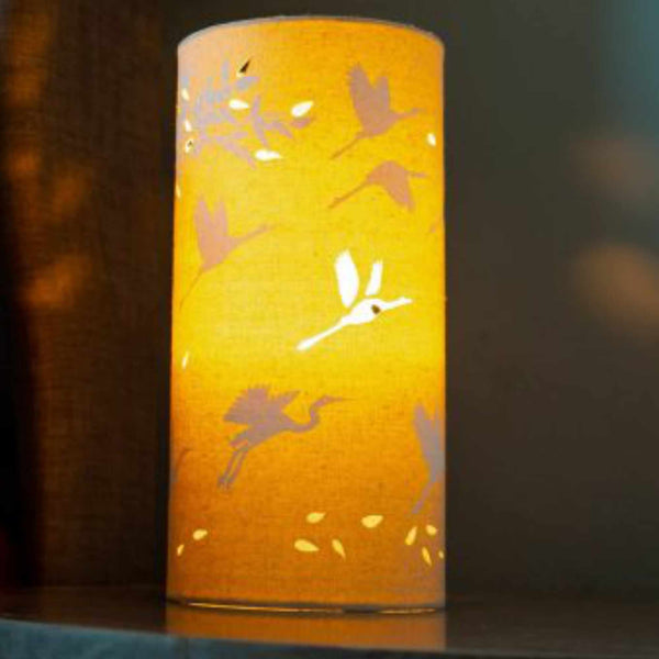 Cranes Fabric Lamp