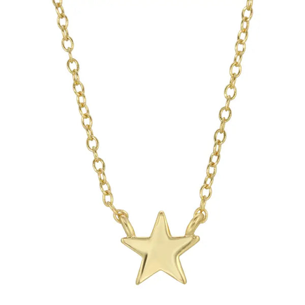 Tiny Star Necklace - 14k Gold Vermeil
