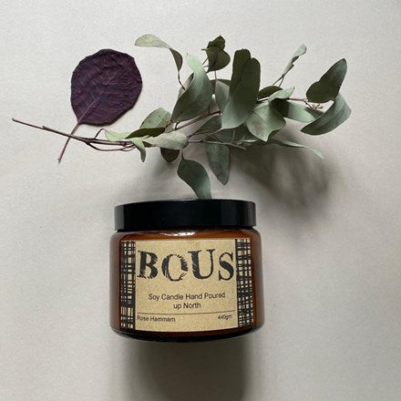 BOUS Rose Hamman Soy Candle BRHC